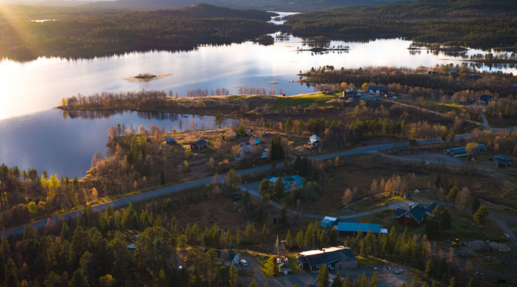 Flygfoto över Jutis